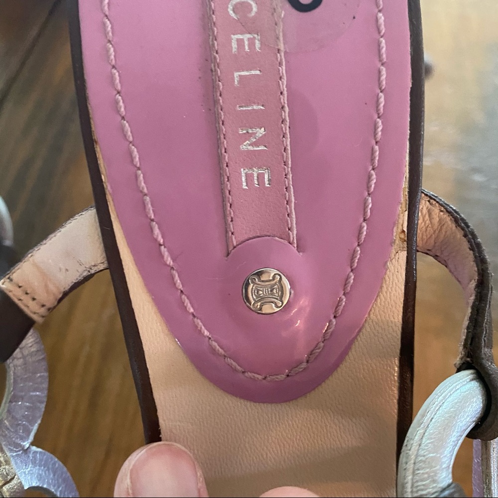 Celine pink patent platforms - Picture 3 of 8